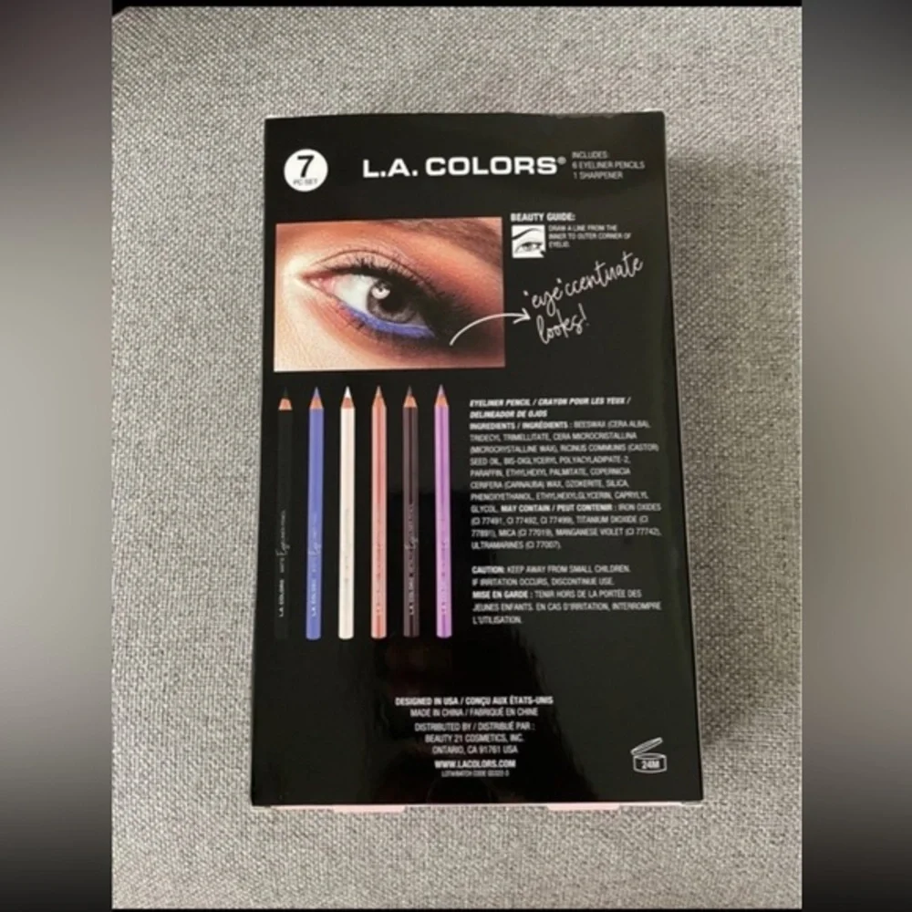 L.A. Colors 2 makeup sets. Lipgloss set‎ Eyeliner set. NEW (1)